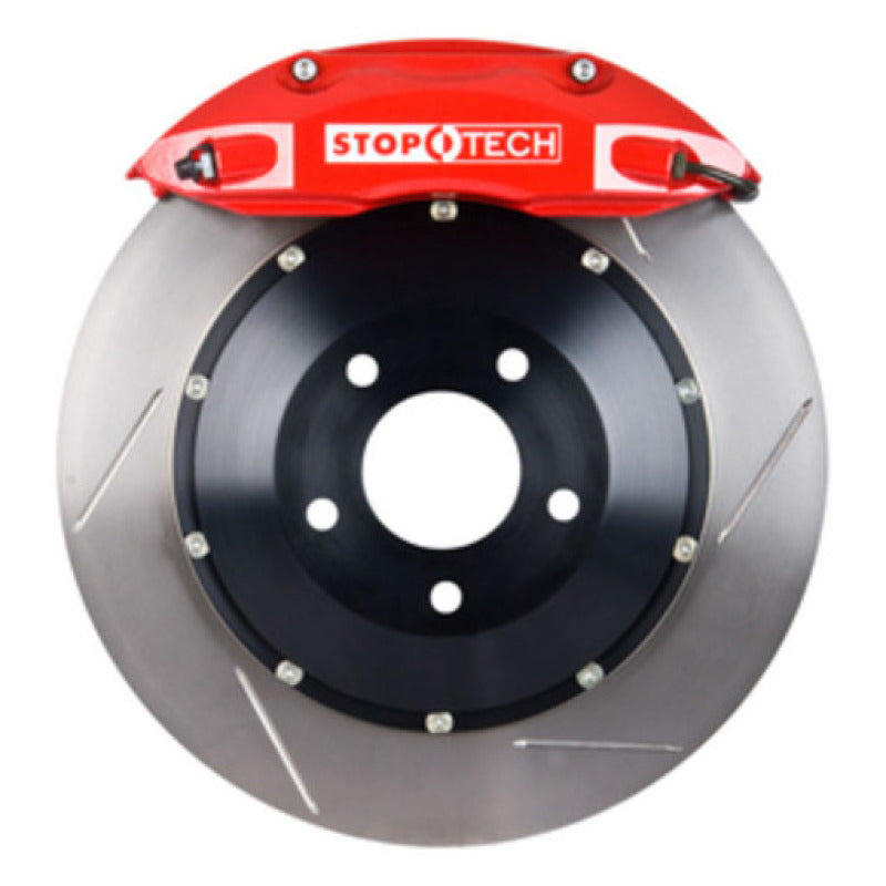 StopTech 06-10 BMW M5/M6 w/ Red ST-41 Calipers 380x32mm Slotted Rotors Rear Big Brake Kit