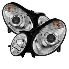 Load image into Gallery viewer, Spyder Mercedes Benz E-Class 03-06 Projector Headlights Xenon/HID Model- Chrm PRO-YD-MBW21103-HID-C