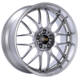 BBS RS-GT 19x9.5 5x112 ET32 Diamond Silver Center Diamond Cut Lip Wheel - 82mm PFS Required