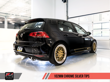 Load image into Gallery viewer, AWE Tuning VW MK7 GTI Track Edition Exhaust - Chrome Silver Tips