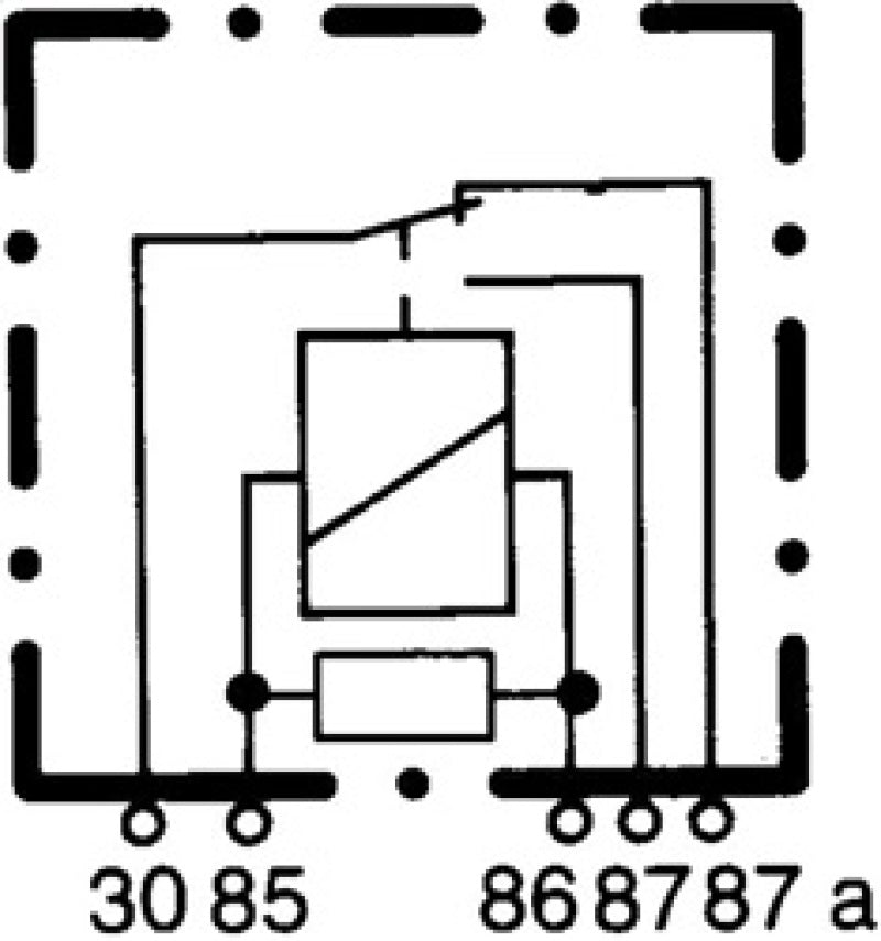 Hella Relay Micro Iso 5 Pole 12V Spst Res