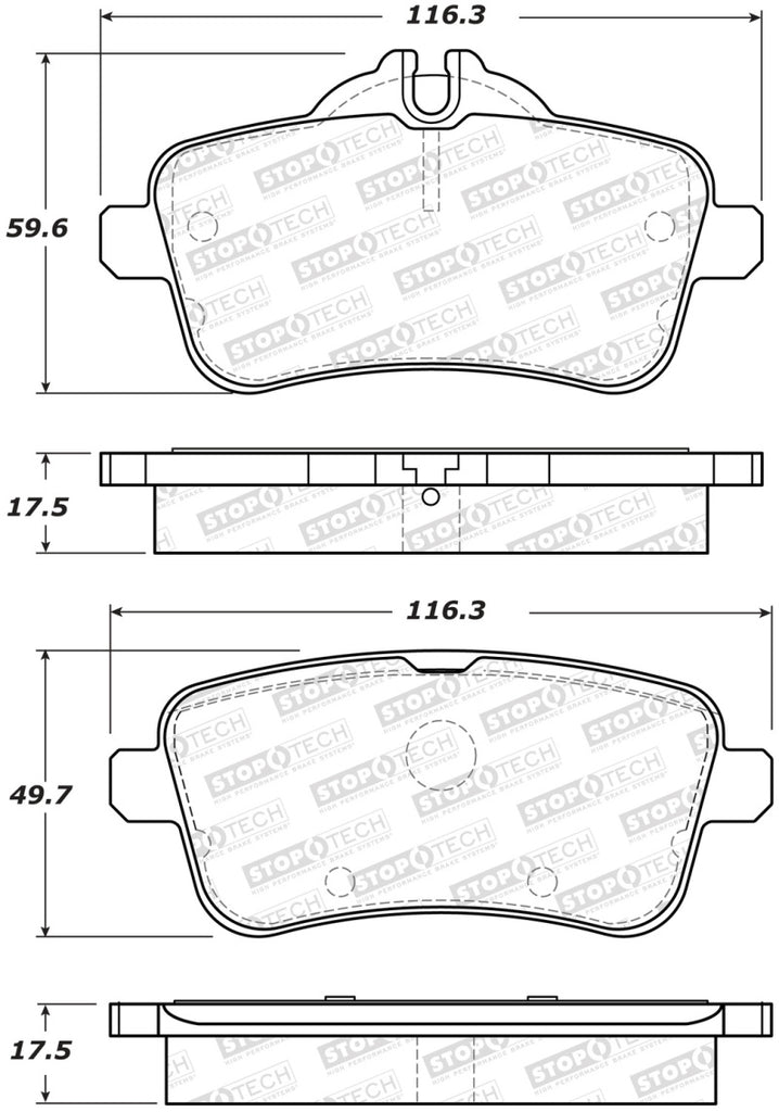 StopTech Street Brake Pads - Front