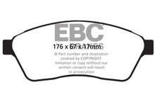 Load image into Gallery viewer, EBC 10-11 Cadillac SRX 2.8 Turbo Redstuff Front Brake Pads