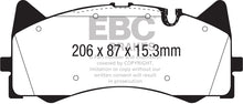 Load image into Gallery viewer, EBC 2015+ Mercedes-Benz C63 Amg (W205) 4.0L Twin Turbo Bluestuff Front Brake Pads