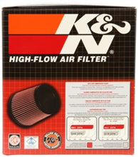 Load image into Gallery viewer, K&amp;N Universal Clamp-On Air Filter 3in FLG / 5in B / 4-1/2in T / 5in H