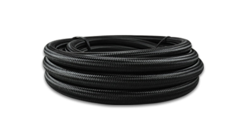 Vibrant Black Nylon Braided Flex Hose w/PTFE Liner AN -10 (150ft Roll)