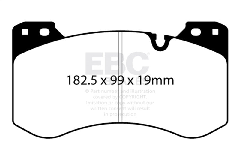 EBC 2021+ BMW M3/M4 3.0TT (G80/G82/G83) Yellowstuff Front Brake Pads