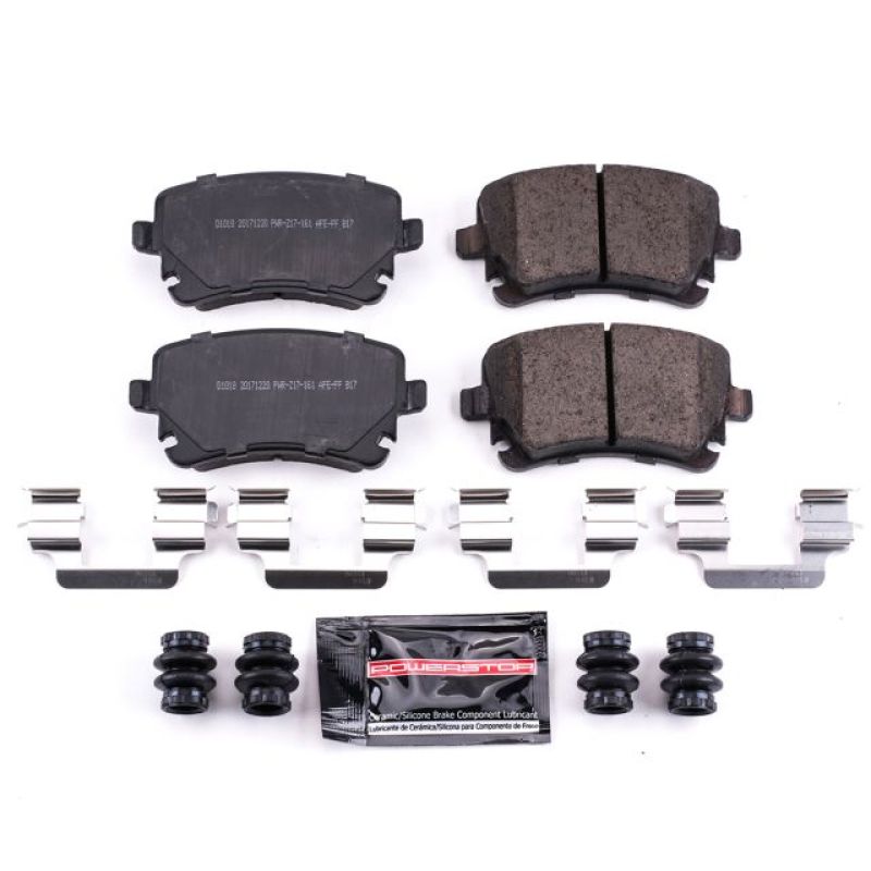 Power Stop 05-11 Audi A6 Quattro Rear Z23 Evolution Sport Brake Pads w/Hardware