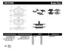 Load image into Gallery viewer, StopTech Performance 01-09 Volvo S60 / 99-00 S70 / 99-06 S80 / 99-07 V70/V70R Rear Brake Pads