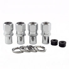 Load image into Gallery viewer, McGard Hex Lug Nut (Drag Racing Reg. Shank) 7/16-20 / 13/16 Hex / 1.86in. Length (4-Pack) - Chrome