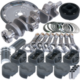 Eagle Ford 302 V-Rib Belt 157 Tooth Flexplate Balanced Rotating Assembly - 5.400in I-Beam +.030 Bore