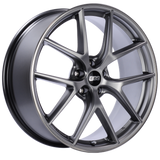 BBS CI-R 19x8 5x108 ET45 Platinum Silver Polished Rim Protector Wheel -70mm PFS/Clip Required