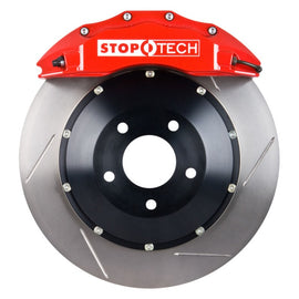 StopTech 08-11 Porsche 911 GT2 Front BBK ST-60 Caliper Red / 2pc Slotted 380x32mm Rotor