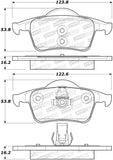 StopTech Performance 99-06 Volvo S80 Rear Brake Pads