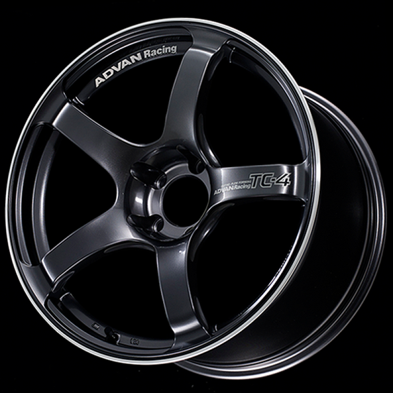 Advan TC4 15x8.0 +35 4-100 Racing Gunmetallic Wheel With Ring