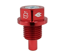 Load image into Gallery viewer, NRG Magnetic Oil Drain Plug M14X1.5 Acura/Honda/Mazda/Mitsubishi - Red