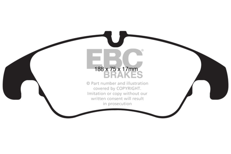 EBC 11 Audi A6 2.0 Turbo Greenstuff Front Brake Pads