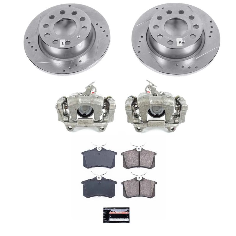 Power Stop 2019 Volkswagen Beetle Rear Autospecialty Brake Kit w/Calipers