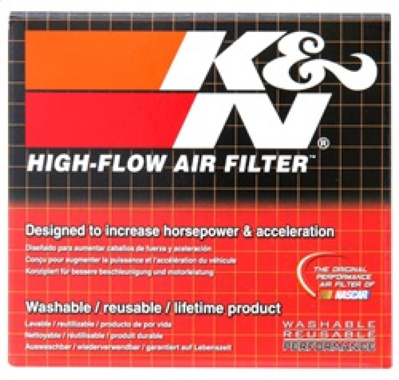 K&N Filter Universal Rubber Filter 2 1/4 inch Flange 3 1/2 inch OD 4 inch Height