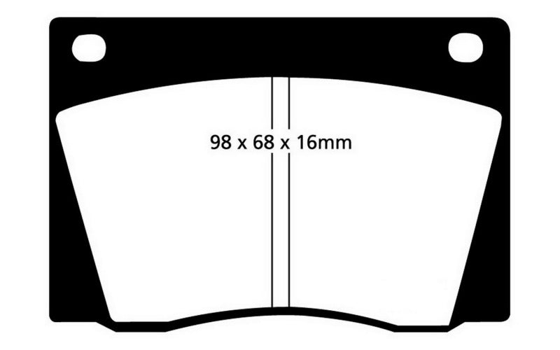 EBC 67-69 Fiat Dino 2 Ultimax2 Front Brake Pads