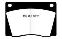 Load image into Gallery viewer, EBC 67-69 Fiat Dino 2 Ultimax2 Front Brake Pads