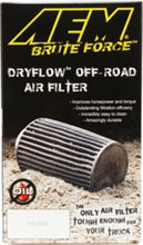 Load image into Gallery viewer, AEM Dryflow 4in. X 9in. Round Tapered Air Filter