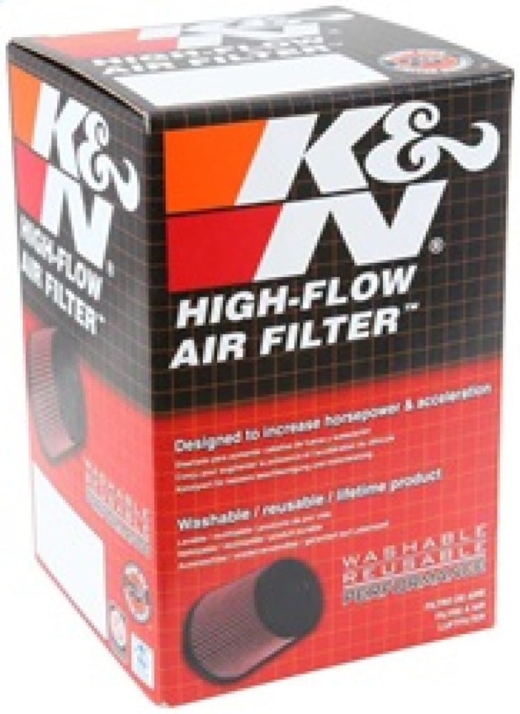 K&N Universal Rubber Filter 2.5in Flange ID x 3.5in OD x 5in Height