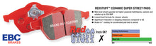 Load image into Gallery viewer, EBC 94-95 Mercedes-Benz C220 (W202) 2.2 Redstuff Front Brake Pads