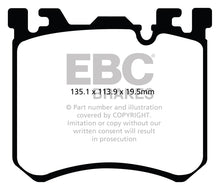 Load image into Gallery viewer, EBC 10-13 BMW X5M 4.4 Twin Turbo Redstuff Front Brake Pads