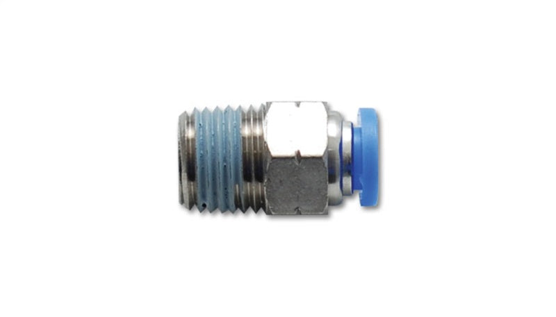 Vibrant Male Straight Pneumatic Vacuum Fitting (1/8in NPT Thread) for use with 5/32in(4mm) OD tubing