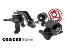 Load image into Gallery viewer, Innovative 98-02 Accord H-Series Black Steel Mounts 85A Bushings