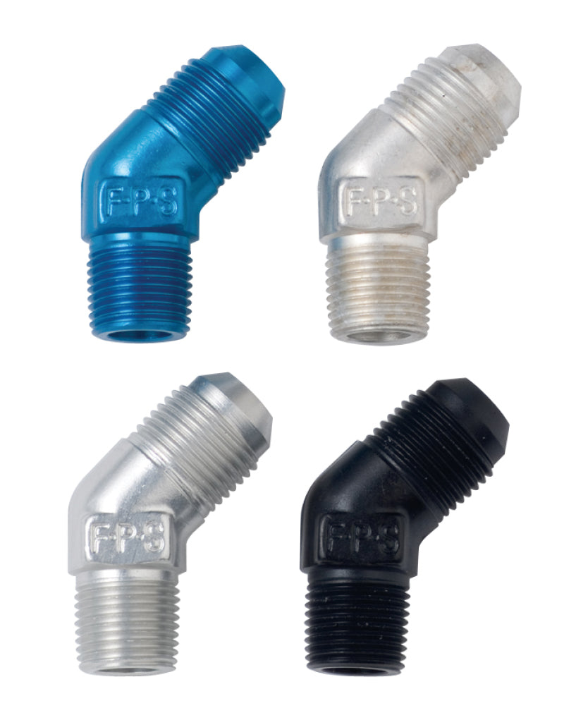 Fragola -6AN x 1/8 NPT 45 Degree Adapter