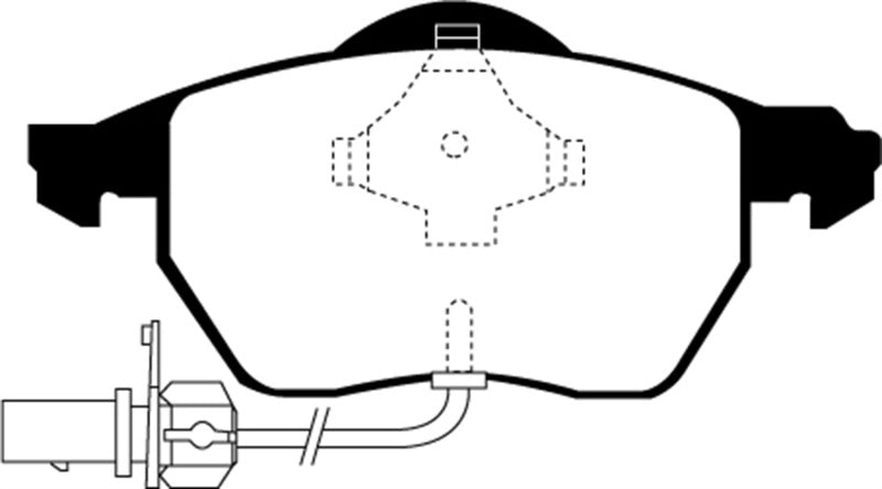 EBC 03-04 Audi A4 1.8 Turbo Ultimax2 Front Brake Pads