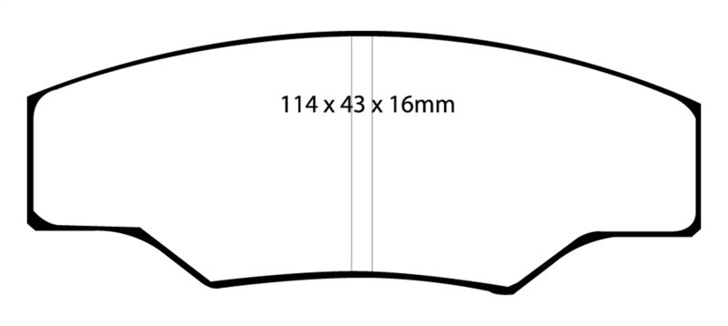 EBC Brakes Yellowstuff Performance Brake Pads