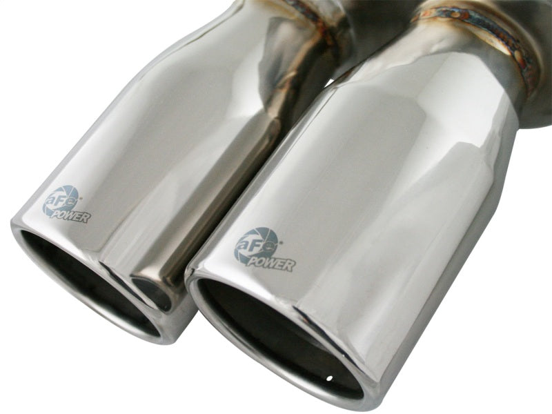 aFe MACHForce XP Exhaust Cat-Back 2.5in Dia SS-304 Polished Tips 07-13 BMW M3 (E92/93) V8 4.0L