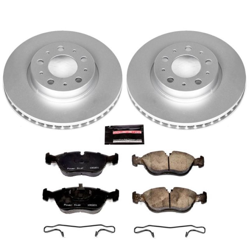 Power Stop 94-97 Volvo 850 Front Z23 Evolution Sport Coated Brake Kit