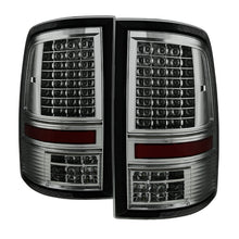 Load image into Gallery viewer, xTune Dodge Ram 1500 09-14 - Incandescent Only C Shape LED Tail Lights- Smoked ALT-JH-DR09-LED-CS-SM