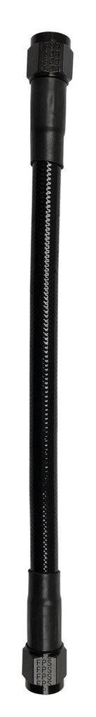 Fragola -8AN Ext Black PTFE Hose Assembly Straight x Straight 30in