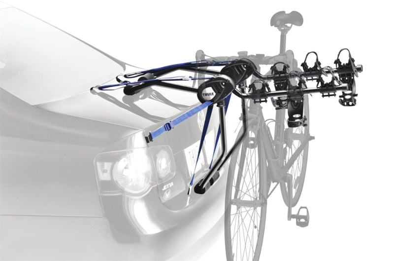 Thule Passage 3 - Hanging Strap-Style Trunk Bike Rack (Up to 3 Bikes) - Black