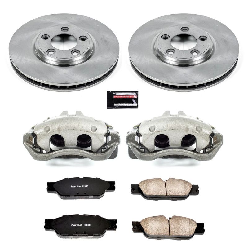 Power Stop 2005 Jaguar S-Type Front Autospecialty Brake Kit w/Calipers