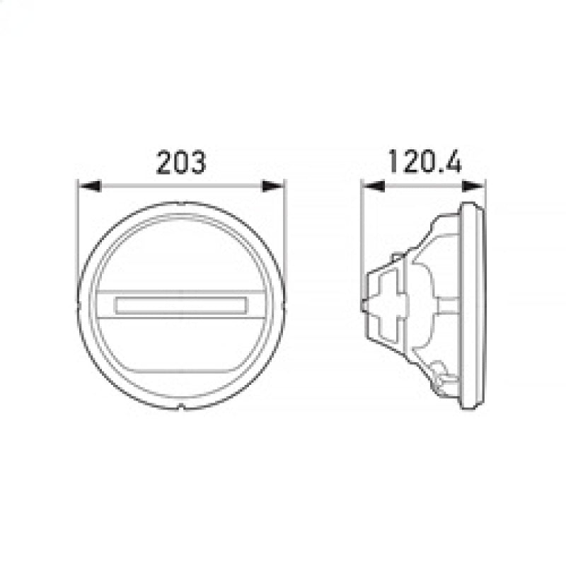 Hella Headlamp INSERT GR 1F8