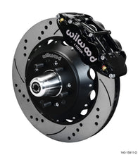 Load image into Gallery viewer, Wilwood Narrow Superlite 6R Front Big Brake Kit 14.00in SRP Drilled and Slotted Rotor - Black