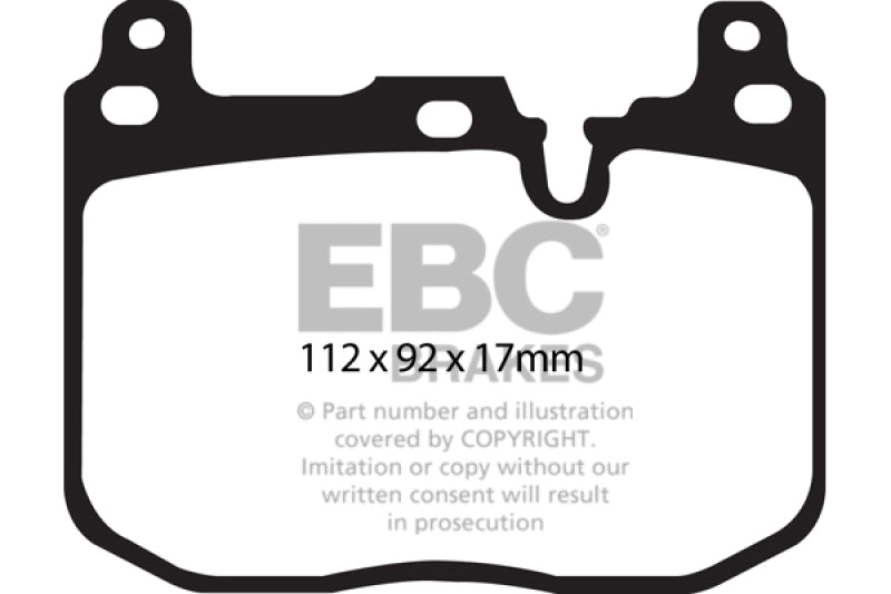 EBC 14+ BMW 228 Coupe 2.0 Turbo Brembo calipers Ultimax2 Front Brake Pads