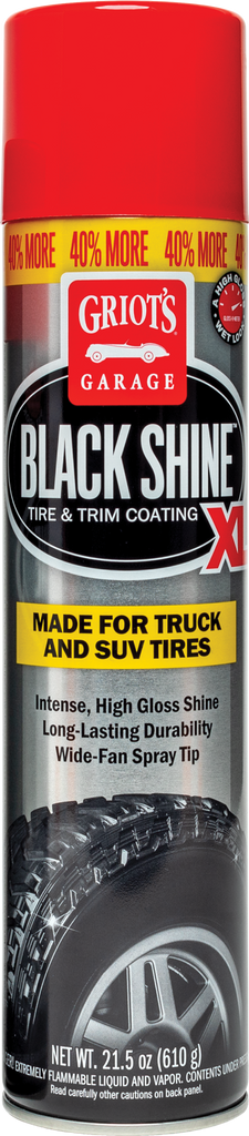 Griots Garage Black Shine Tire and Trim Coating XL - 21.5oz (Aerosol)