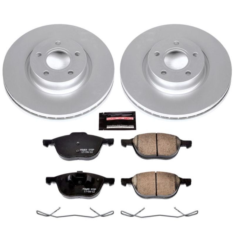 Power Stop 13-17 Ford C-Max Front Z23 Evolution Sport Coated Brake Kit