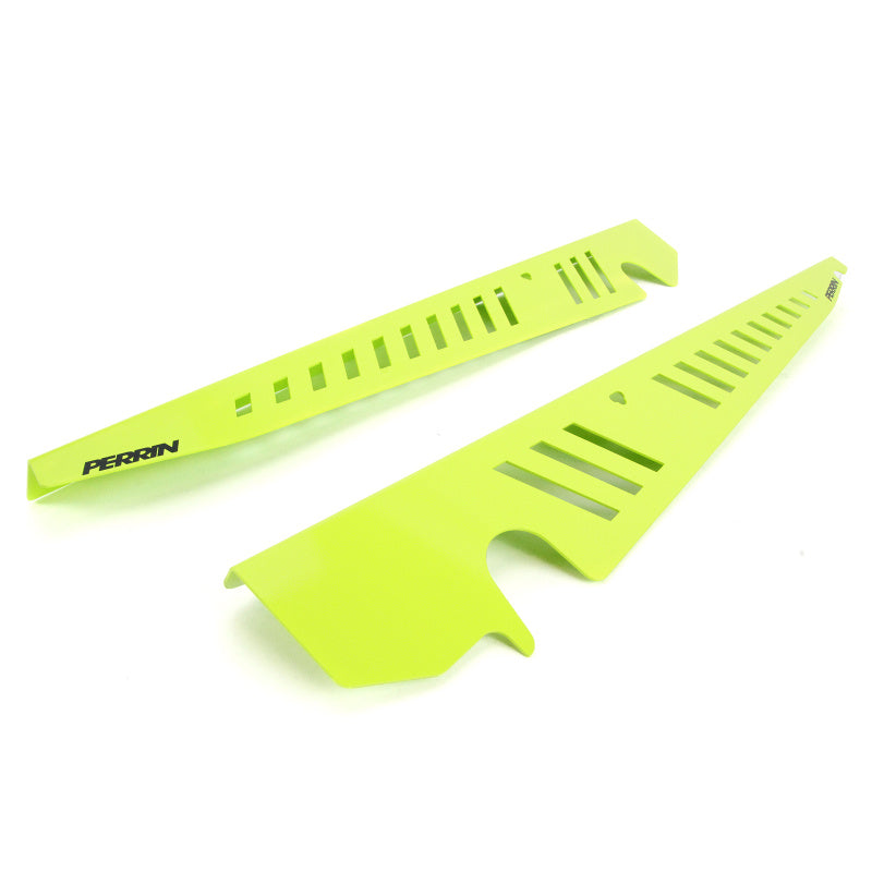 Perrin 2015+ Subaru WRX/STI Fender Shroud Set - Neon Yellow