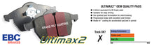 Load image into Gallery viewer, EBC 11+ Fiat 500 1.4 (ATE Calipers) Ultimax2 Front Brake Pads