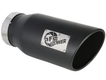 Load image into Gallery viewer, aFe MACH Force-XP 409 SS Right Side Single Wall Exhaust Tip 5in Inlet x 7in Outlet x 15in L