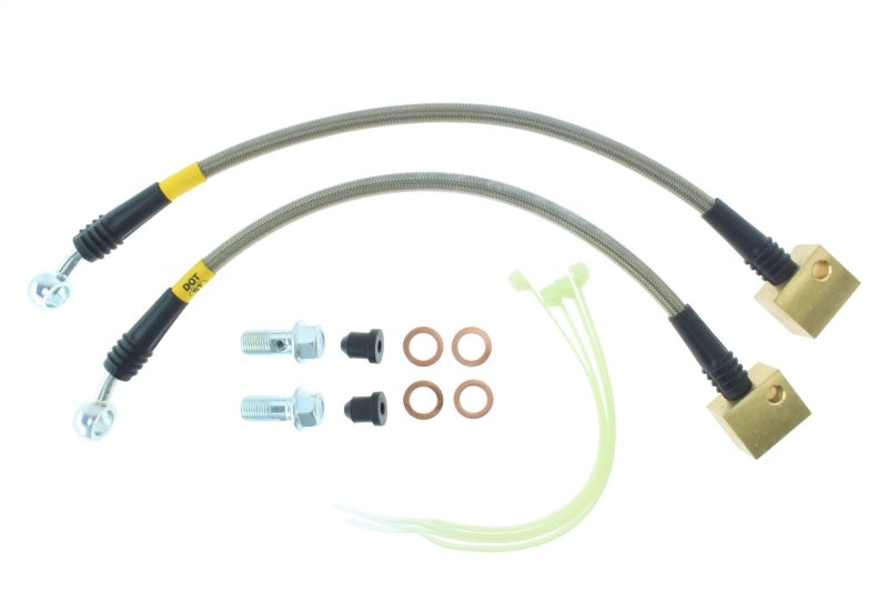 StopTech 06-09 Chevy Trailblazer Stainless Steel Rear Brake Lines