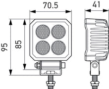 Load image into Gallery viewer, Hella ValueFit LED Work Light TS1700 LED MV CR LT